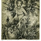 外国罗斯兰藏书票原作，市场极少见了，低价起拍，大尺寸
