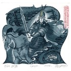 易阳藏书票原作，珍品。市场基本看不到了。超低价，仅这次