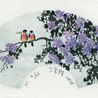18丁金胜扇形系列藏书票作品381