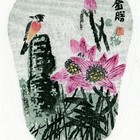 18丁金胜蒲扇系列藏书票作品387（无货）