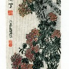 19丁金胜菊系列藏书票作品413