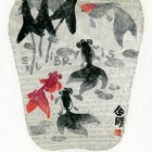 18丁金胜蒲扇系列藏书票作品390（无货）