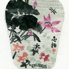 18丁金胜蒲扇系列藏书票作品386（无货）