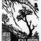 12杨涵（幽崖）藏书票原作275