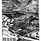 09杨涵（高原梯田）藏书票原作180