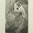 日本 沙由香藏书票